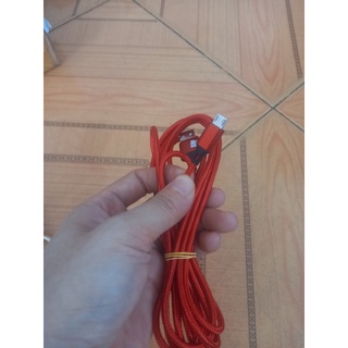 Cáp sạc dây dù gần 3m dành cho Iphone/ Samsung Micro USB