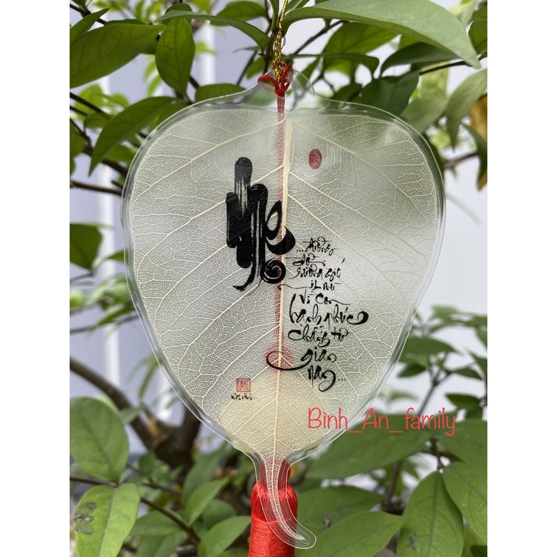 Lá Bồ đề thư pháp_Công ơn của MẸ