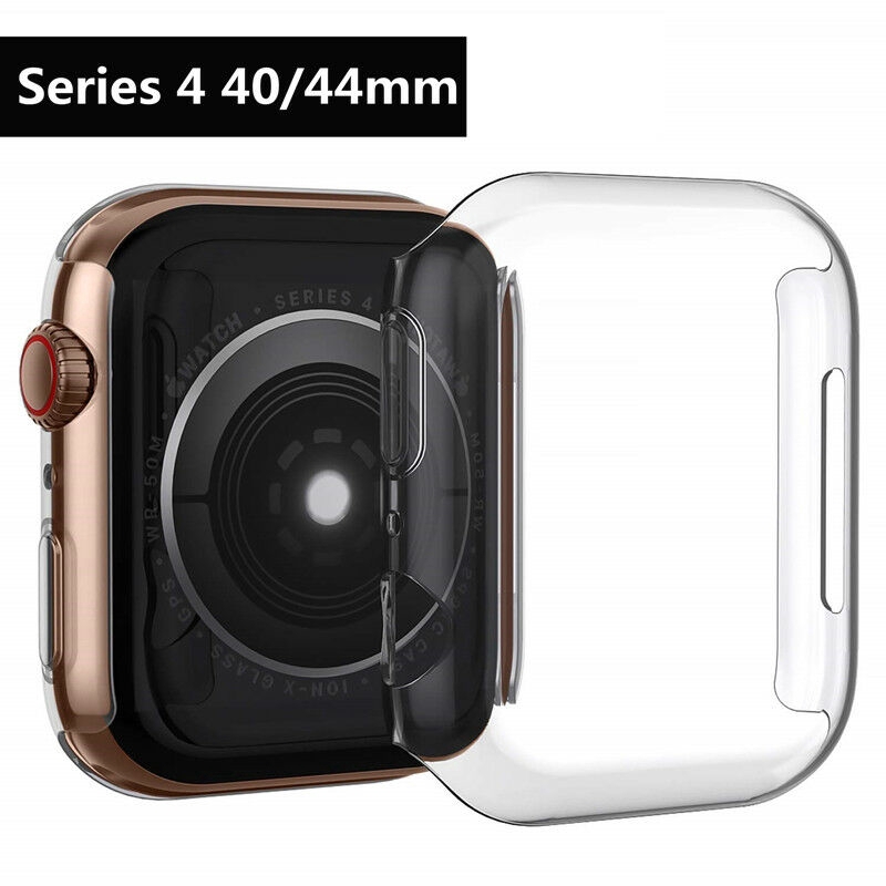 Vỏ Bảo Vệ Trong Suốt Cho Đồng Hồ Thông Minh Apple Watch Series 4 44mm/40mm