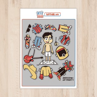 Đồ chơi cắt thủ công Búp bê giấy Set BBG 0024
