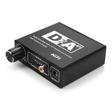 Box chuyển Optical ra AV cao cấp có volumn kèm adapter (Digital ra Analog Audio Hifi Headphone Amplifier Wish Toslink)