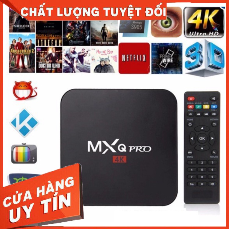 Android Tivi box MXQ PRO 4K RAM 1G HDD 8G ANROID 7.1.2 (PHIÊN BẢN T4/2018)