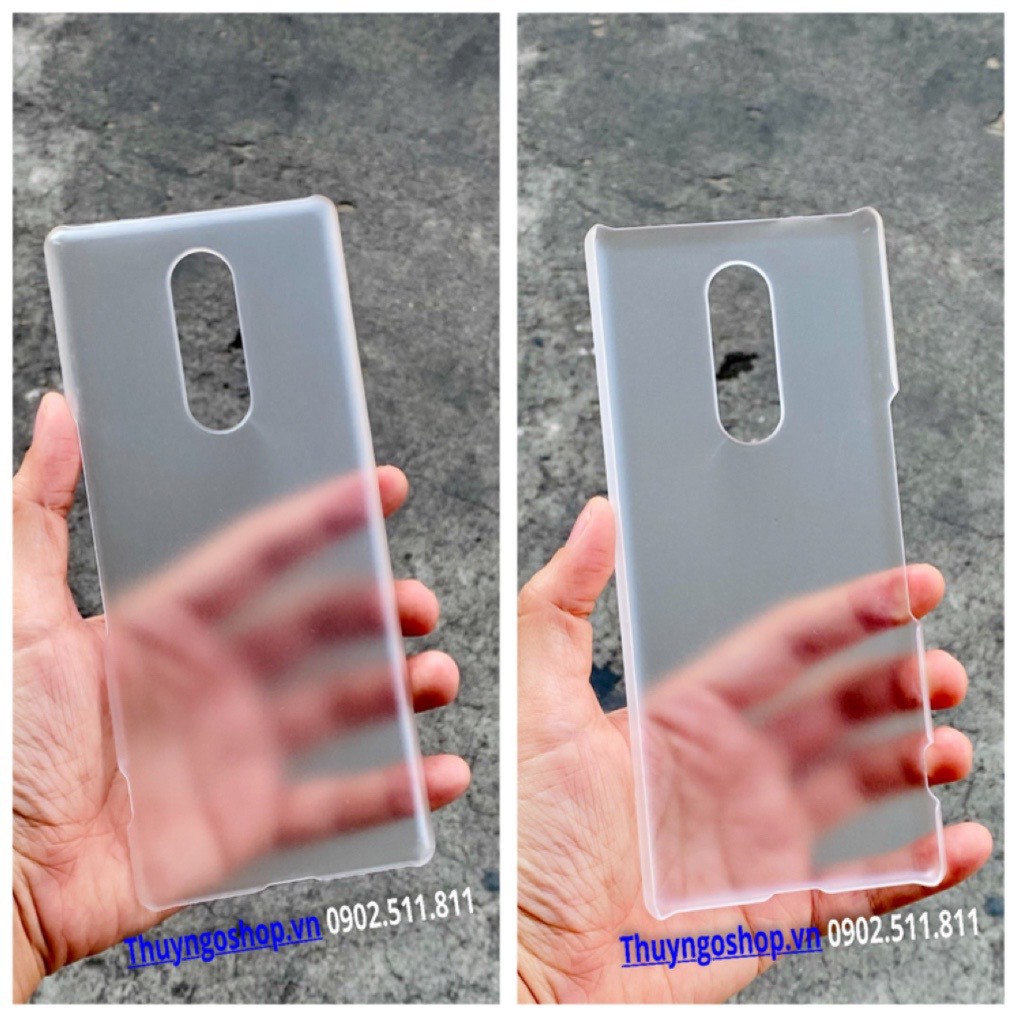 Sony Xperia 1 - Xperia 1 Mark II - Ốp cứng siêu trong suốt / mờ chống vân tay