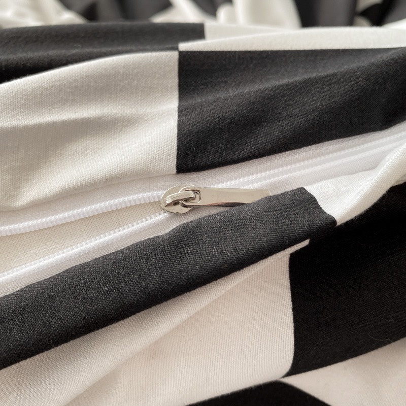 Bộ chăn ga gối cotton tici đũi caro, Chất đũi tici mềm mịn mát mẫu caro mới nhất năm vừa ra mắt sẵn hàng