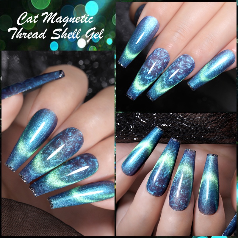 Sơn Móng Tay Gel UV Vỏ Sò Mèo 7ML Dễ Thương