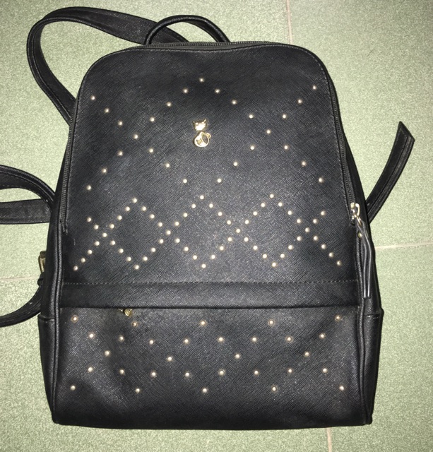 Balo mini nữ hàng si da canvas