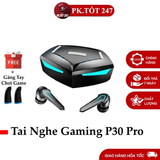 Tai Nghe Bluetooth Gaming P30 Pro Tws , Tai Nghe Chơi Game Bluetooth 5.2 Có Mic - Pin Cực Trâu - Độ Trễ Cực Thấp 0.045s