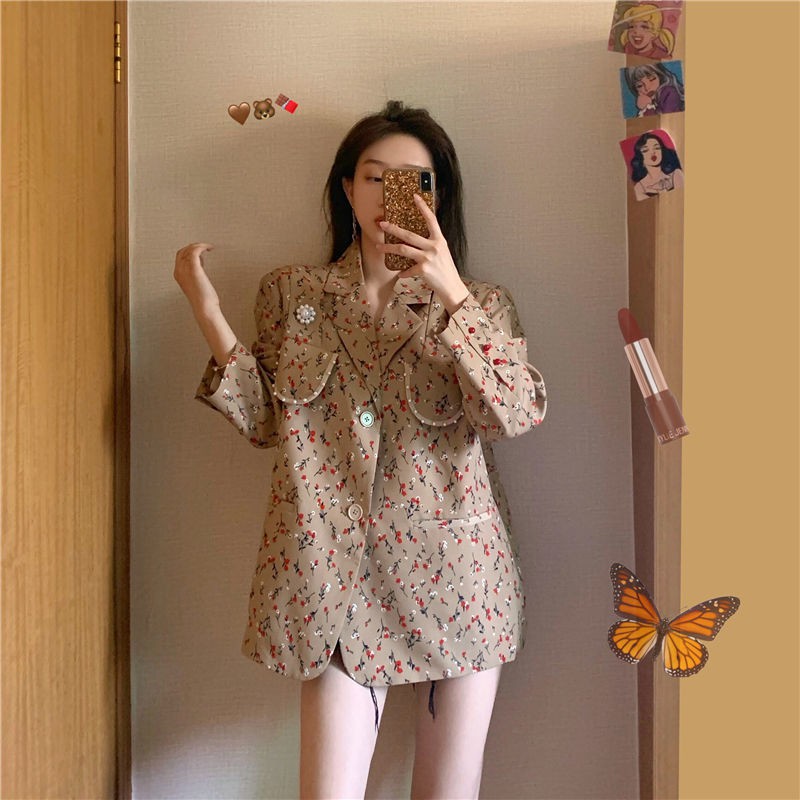 Sẵn S(Hàng Đẹp CC)Ảnh thật 3 hình cuối-2W388.Áo blazer oversize retro cổ điển phong cách kiểu Tây