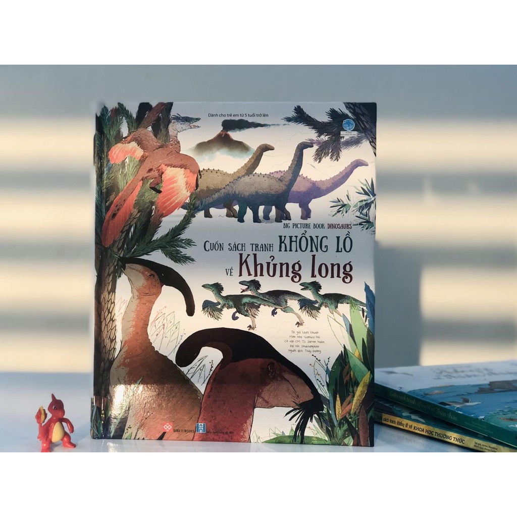 [Mã LIFEMALL995 giảm 10% đơn 99K] Sách BIG PICTURE BOOK DINOSAURS - Cuốn sách tranh khổng lồ về KHỦNG LONG