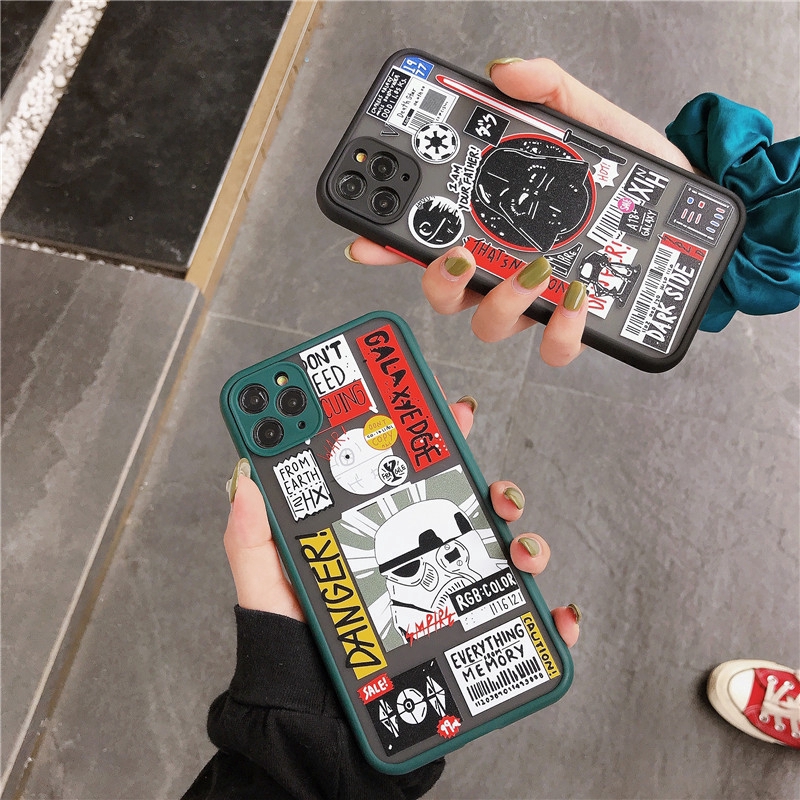 Ốp điện thoại chủ đề Star Wars cho iPhone 13 / 12 / 11 Pro Max X Xs MAX XR