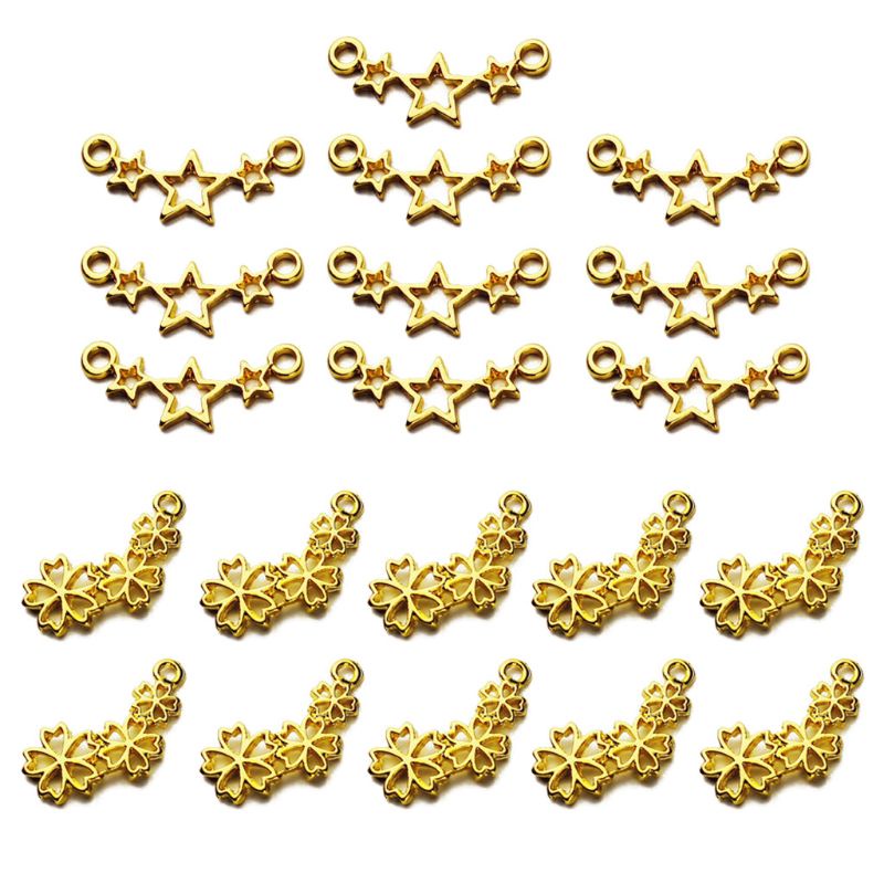 Set 10 Khuôn Silicone Hình Hoa Anh Đào Làm Đồ Chơi Cho Bé