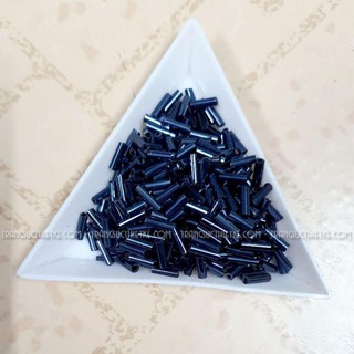 Cườm ống dài màu đen chì