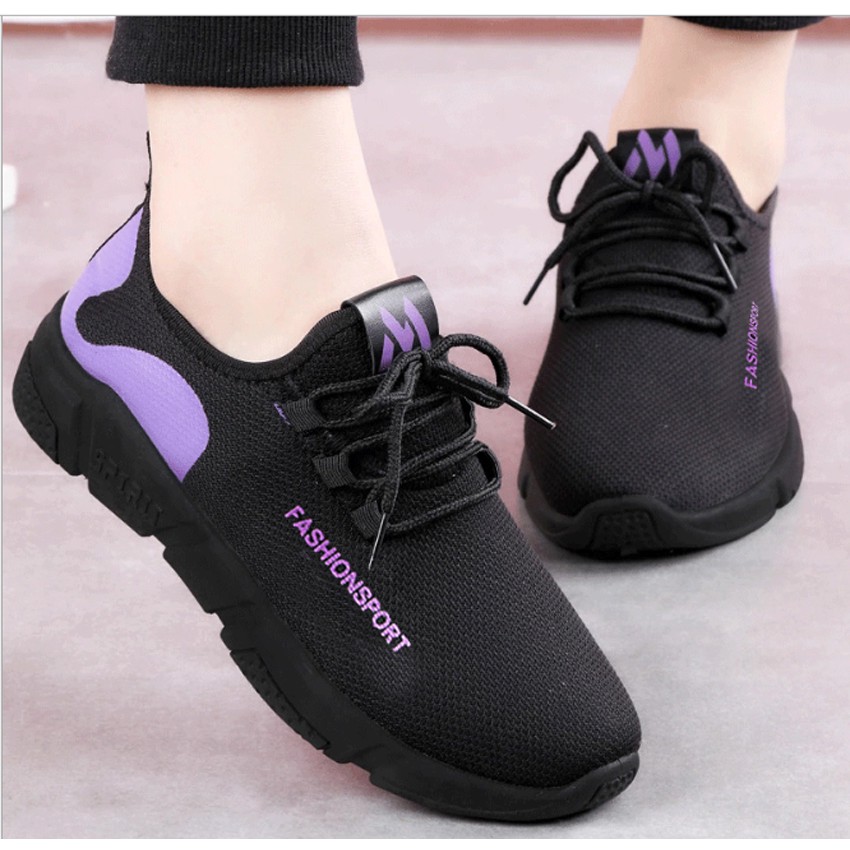 Giày Sneaker nữ in chữ M BH 5
