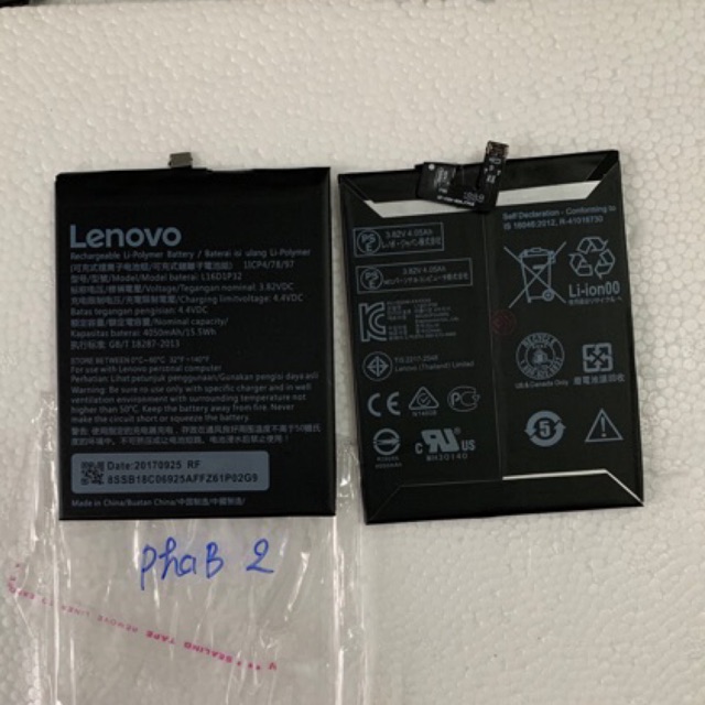 PIN ĐIỆN THOẠI LENOVO PHAB 2 PLUS PB2-670M L16D1P32 ZIN HÃNG HÀNG NHẬP KHẨU