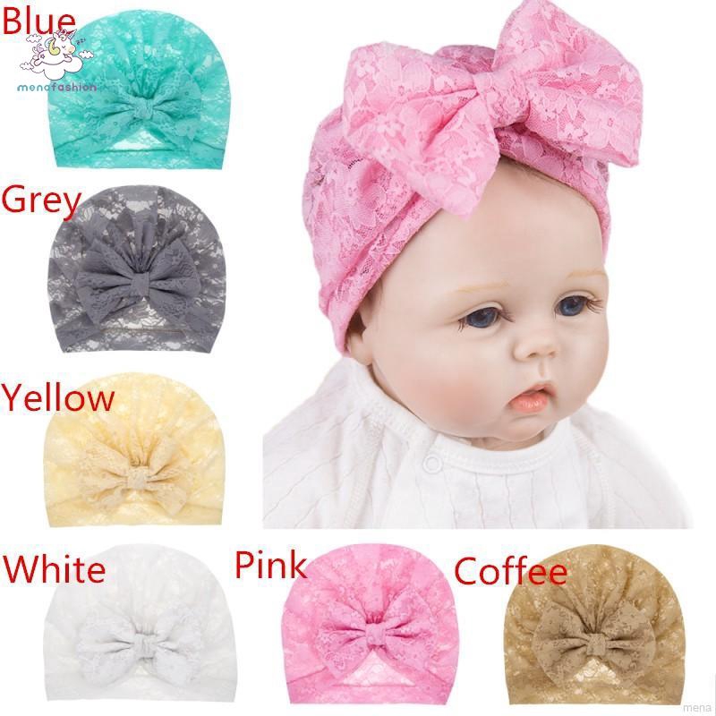 Mũ ren hoa xinh xắn cho bé gái