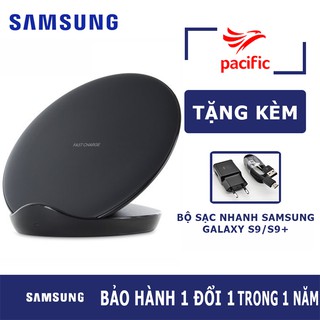 Đế sạc nhanh không dây Samsung Galaxy S9, S9+, Note 8 2018 + Tặng bộ sạc nhanh Samsung Galaxy S9