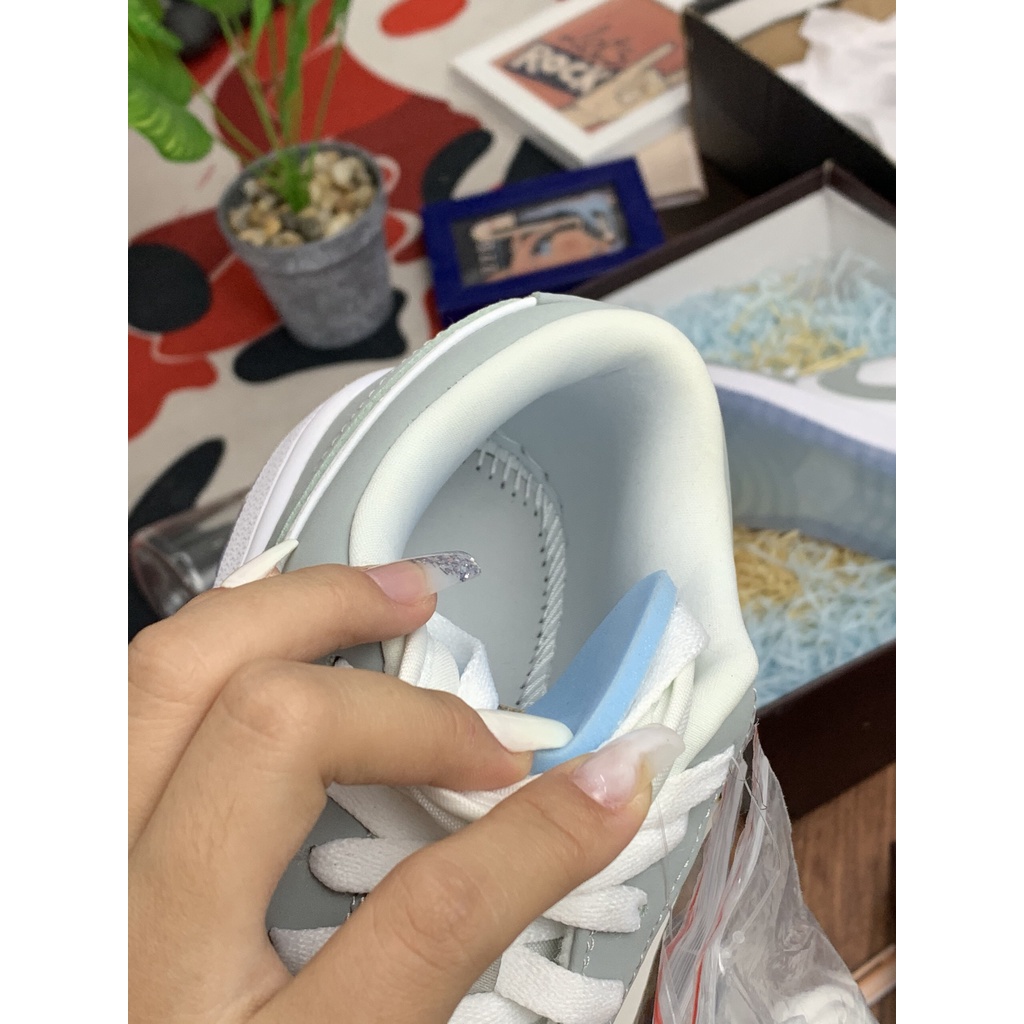 (Full Box) Giày JD Xám trắng - Cổ thấp