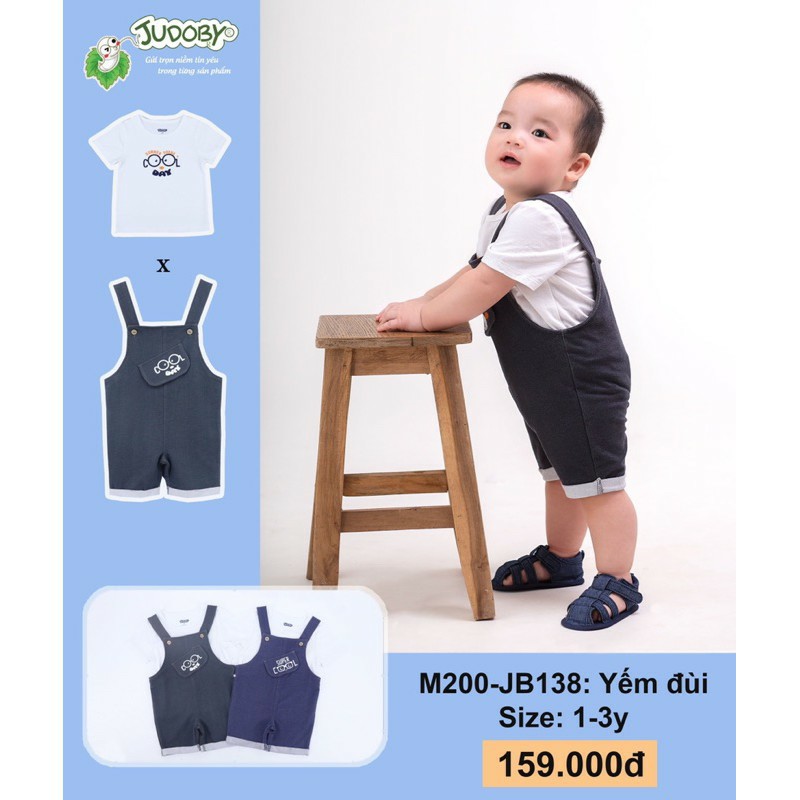 9-15kg Yếm đùi bé trai Judoby siêu mềm (kèm áo) JB138