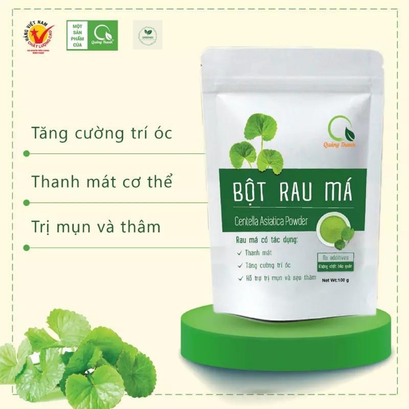 Bột rau má Quảng Thanh sấy lạnh