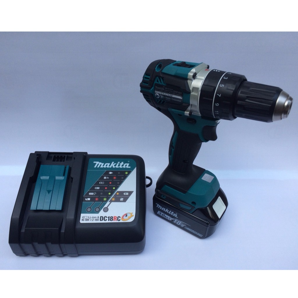 Combo DHP484Z Makita + 01 pin 3.0Ah + Sạc nhanh | DCSG
