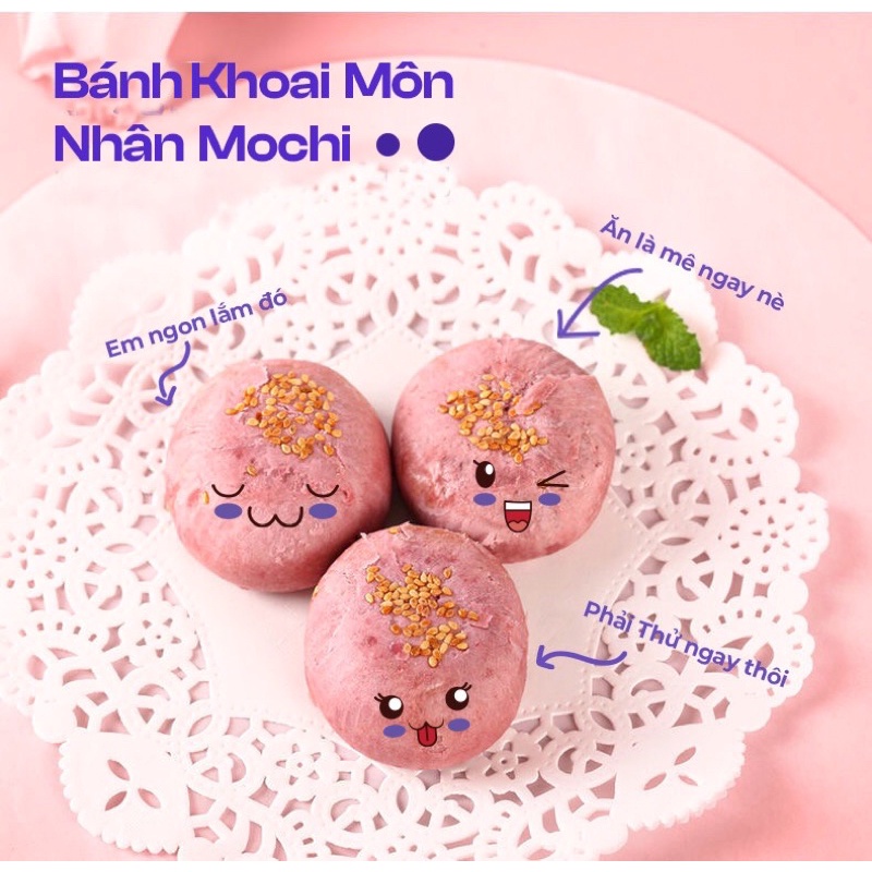 BÁNH KHOAI MÔN NHÂN MOCHI DẺO DAI THƠM NGON