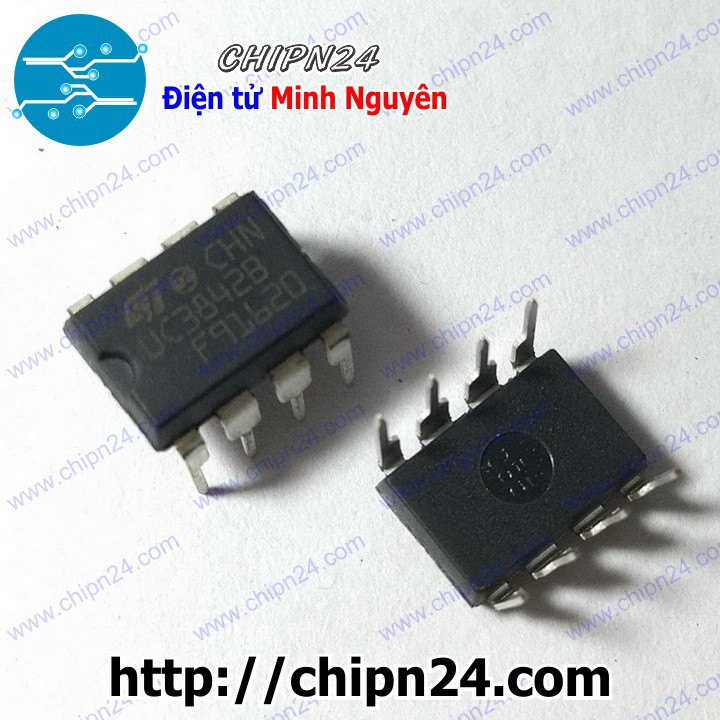 [2 CON] IC UC3842B DIP-8 (Hàng Tốt) (UC3842 3842)