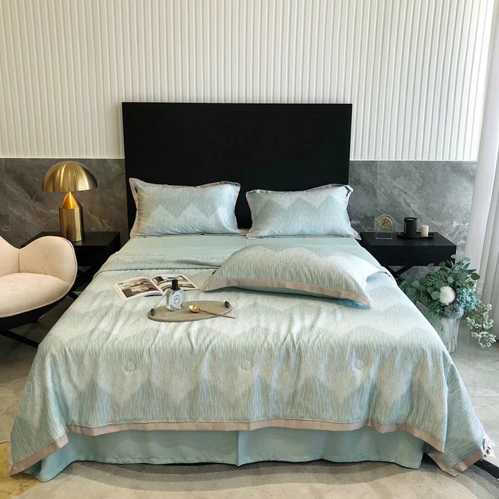 BỘ CHĂN GA GỐI LỤA TENCEL CAO CẤP - CHĂN TRẦN HÈ