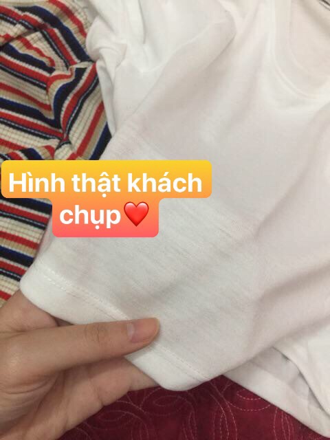 (Có hình thật) ÁO CROPTOP TRƠN CỔ TRÒN 2 MÀU | BigBuy360 - bigbuy360.vn