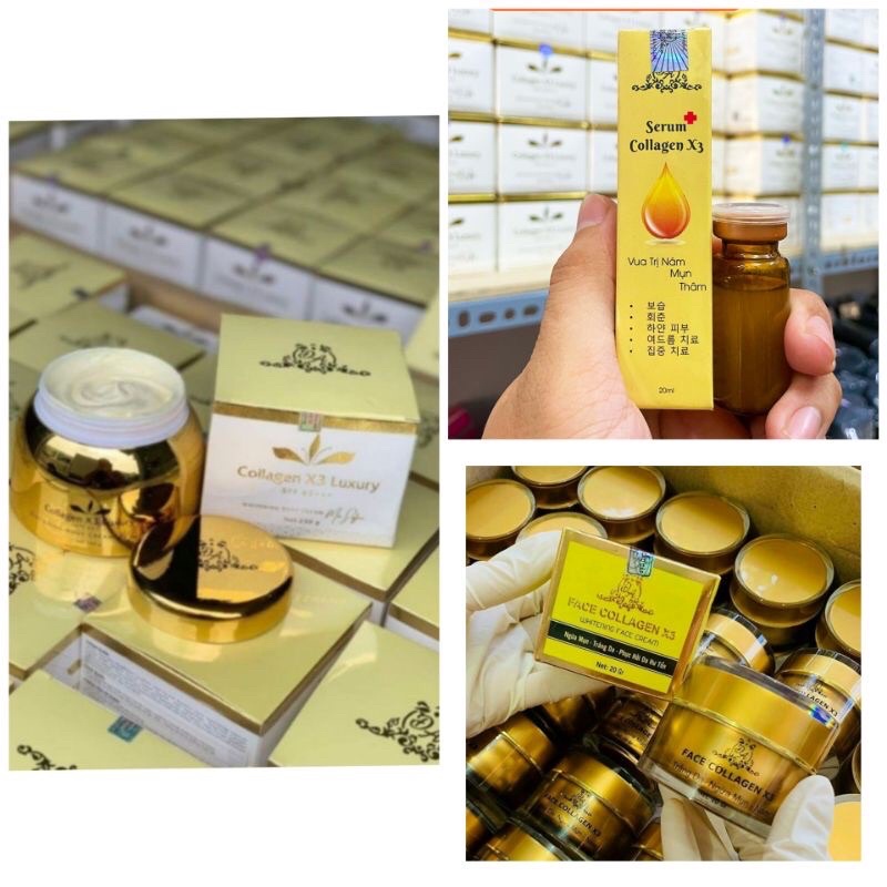Combo Body + Face + Serum X3 Đông Anh Chính Hãng CTy