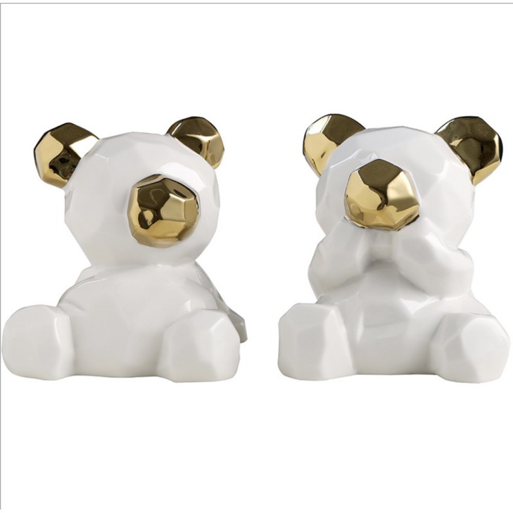 Tượng Gấu TEDDY Couple CERAMIC Bear Statue