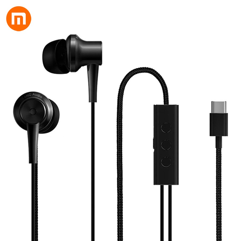 Xiaomi Tai Nghe Cổng USB Type C Với Driver Cân Bằng Âm Thanh Sống Động Giảm Tiếng Ồn Kèm Mic