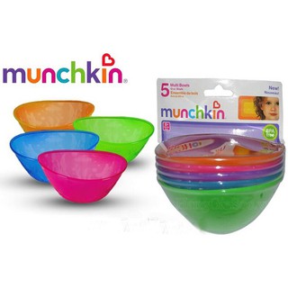 Bộ bát nhựa 5 màu Munchkin