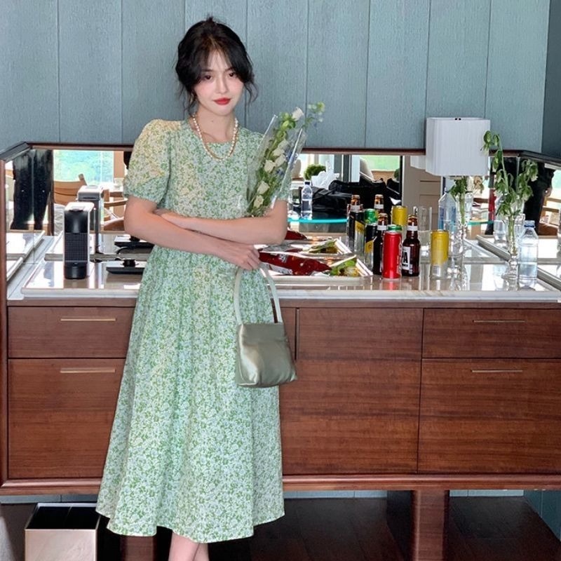 Đầm Voan Hoa Mỏng Thời Trang Mùa Hè Pháp Hàng Mới Dành Cho Nữ