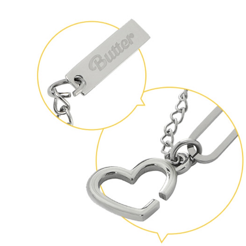 Vòng Đeo Tay Trái Tim Kpop BTS Bangtan Boys Butter Merch