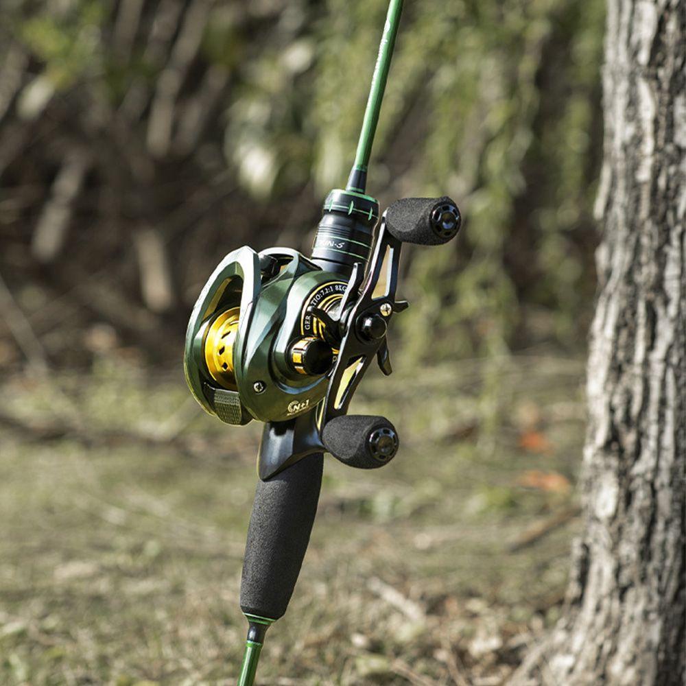 MUVAKO Máy Câu Cá Tốc Độ Cao Màu Đen 6.3: 1 13 + 1