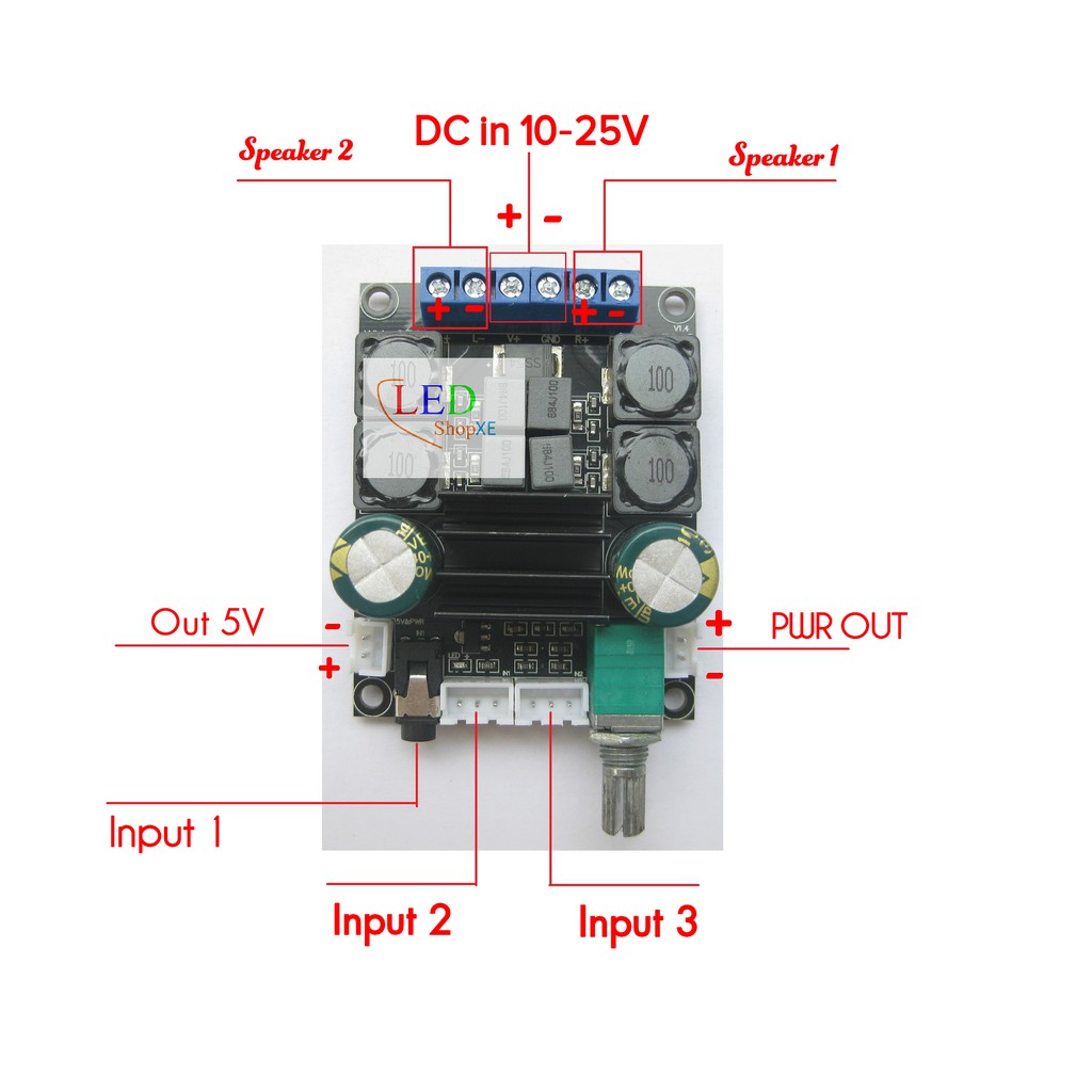 Mạch khuếch đại âm thanh TPA 3116 D2 mini  50x2