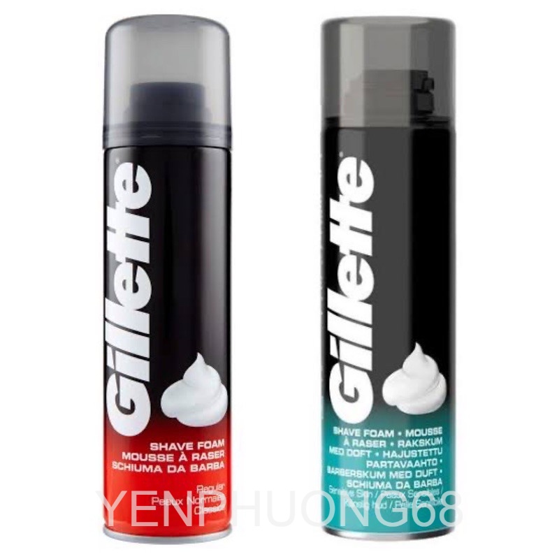 Bọt cạo râu Gillette Shave Foam UK 300ml