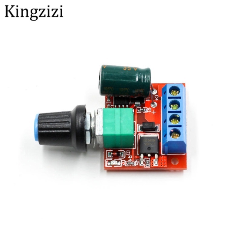 Mô Đun Điều Khiển Tốc Độ Động Cơ Mini 5a 90w Pwm DC-DC 4.5v-35v 12v 24v