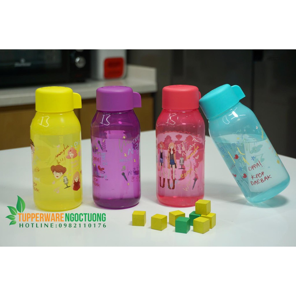 Tupperware Bình nước Eco fancy 350ml / 500ml / 750ml