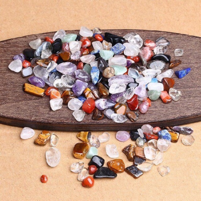 đá vụn nhiều màu 100g