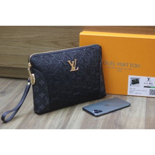 Clutch cầm tay khóa số cao cấp fullbox