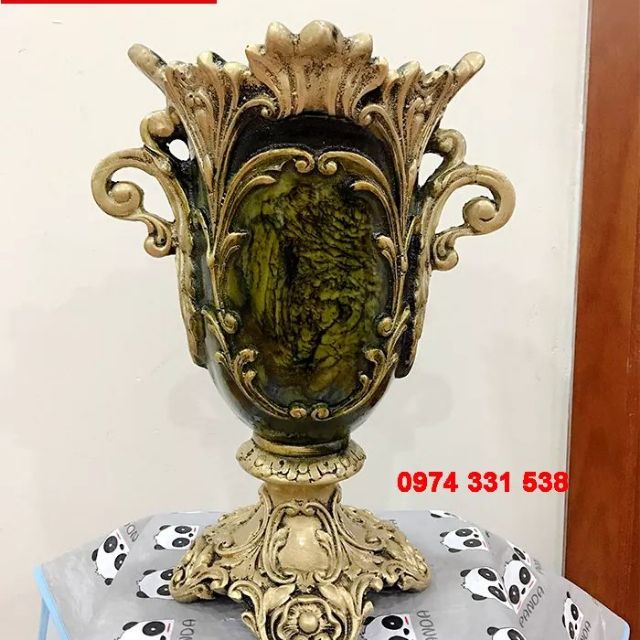 Bình cắm lông công phong cách Châu Âu