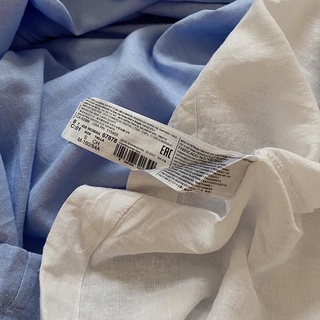 Đầm linen đắp chéo
