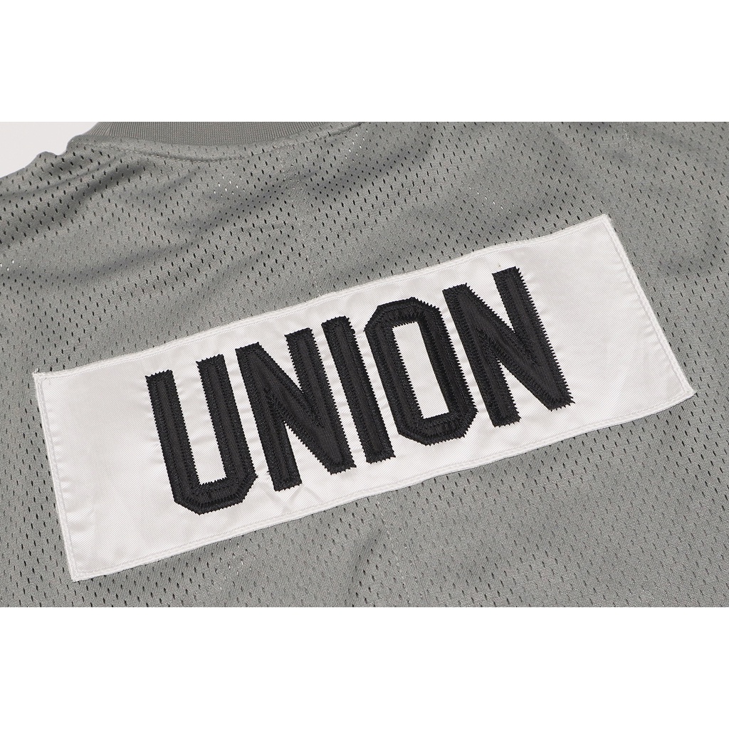 ☞☞Áo Thun Tay Ngắn Dáng Rộng Phối Lưới 5 Mùa In Chữ FEAR OF GOD FOG Season