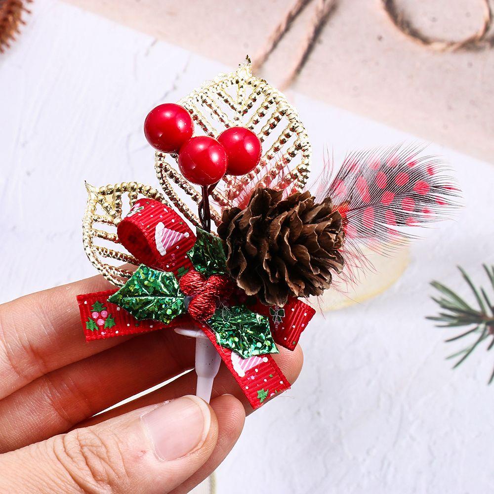 KUNHEV Hoa Mẫu Đơn Trang Trí Bánh Kem Giáng Sinh