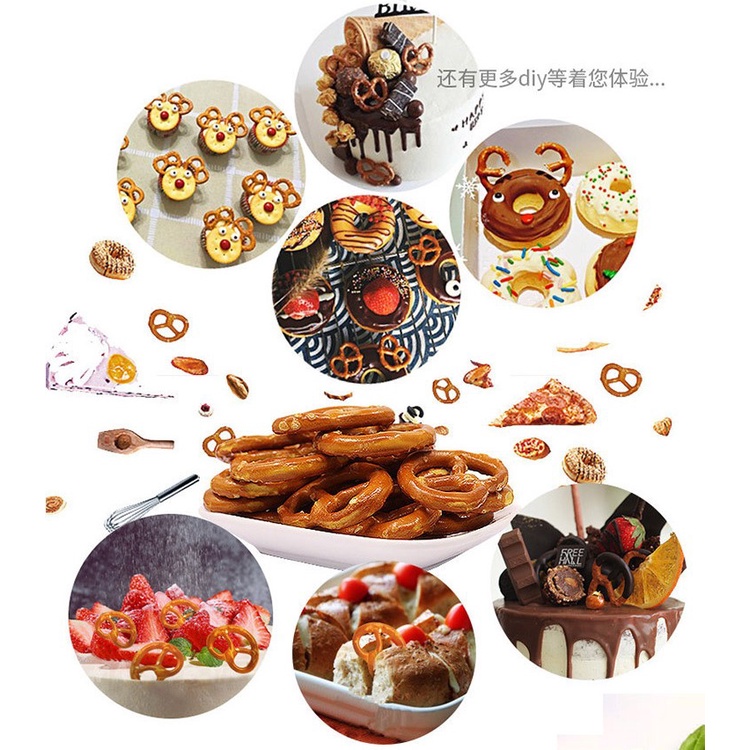 Phụ kiện trang trí bánh sinh nhật bánh kem - Hộp bánh vòng Saltletts 90g