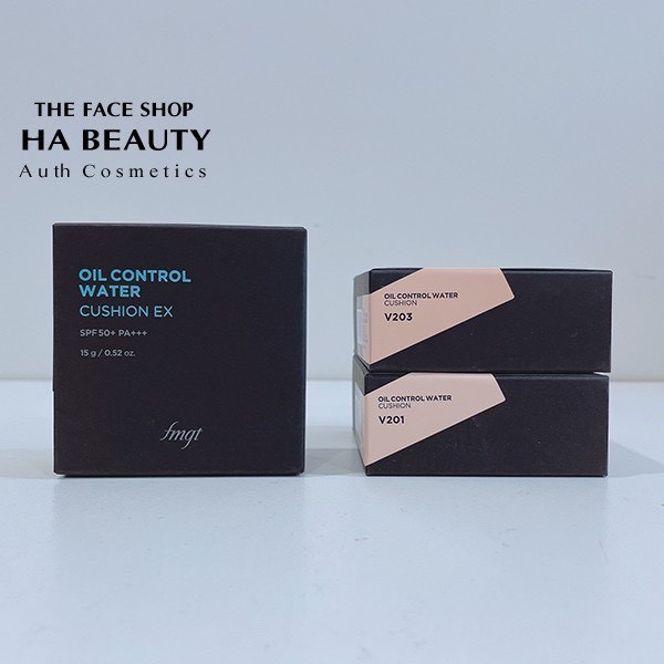 Phấn nước kiềm dầu trang điểm che phủ tốt hàn quốc The Face Shop fmgt Oil Control Water Cushion Ex 15g SPF50+PA+++ | BigBuy360 - bigbuy360.vn