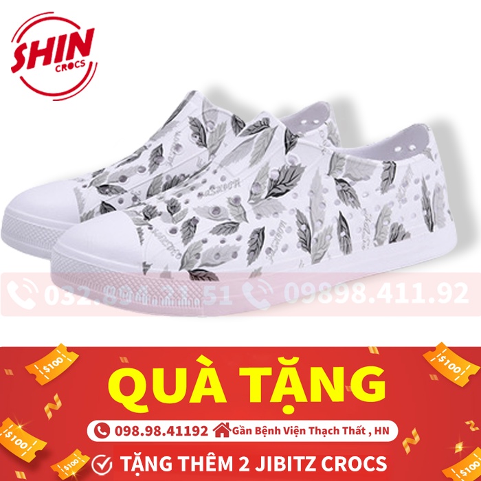 Giày native💖FREESHIP💖giày native họa tiết nhiều mẫu lựa chọn SHINNATIVE01 tặng thêm 2 jibitz native