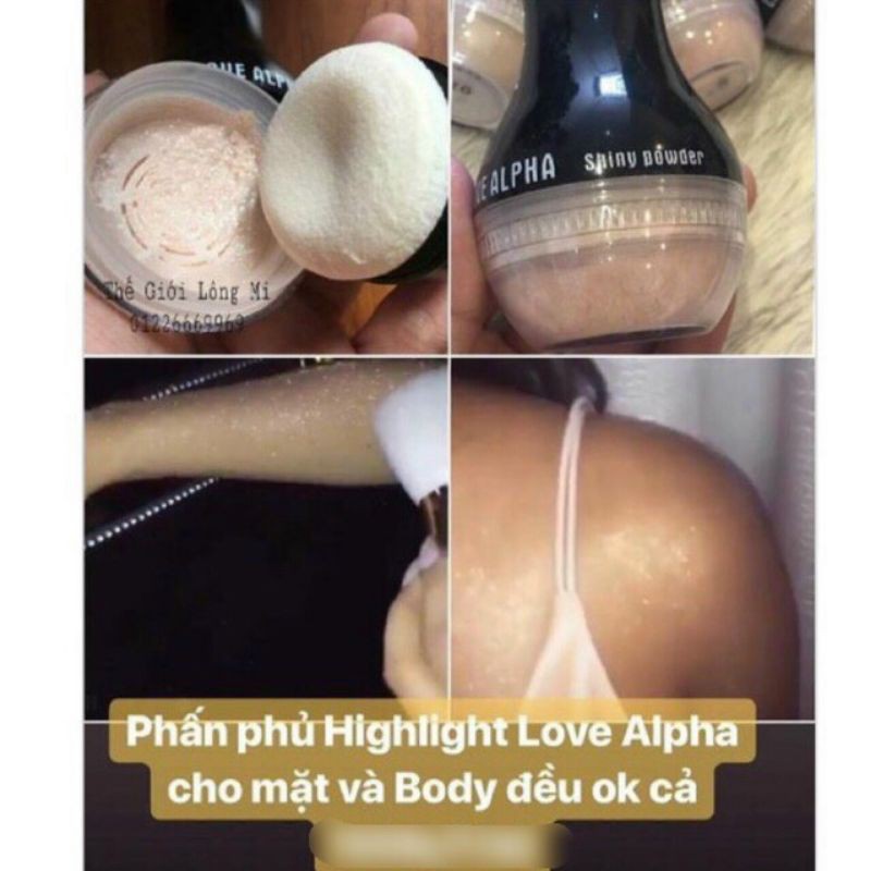 PHẤN PHỦ BỘT BẮT SÁNG ALPHA LOVE
