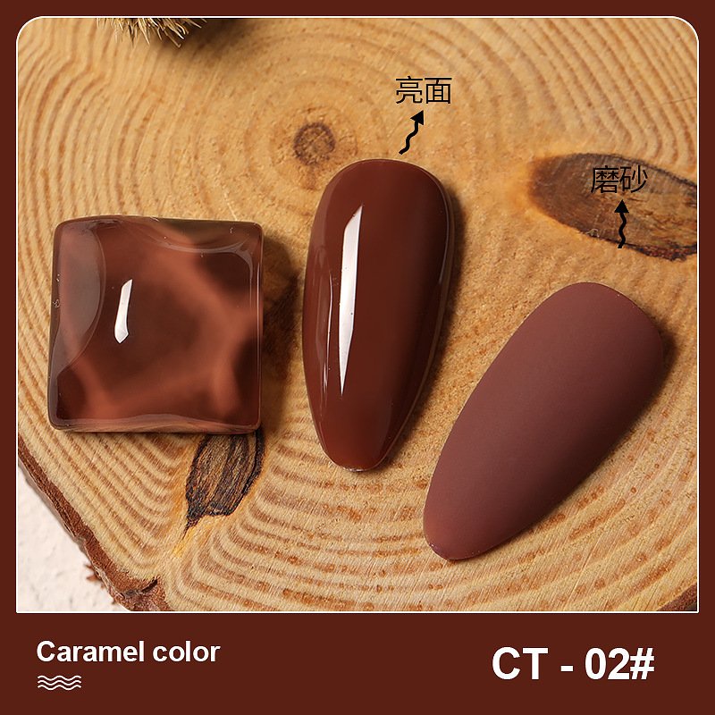 Sơn gel AS sơn nail sơn móng tay gel dùng máy hơ gel tone màu nâu đỏ đỏ thẫm đỏ đô trầm NAIL SUZY mã CT 15ml